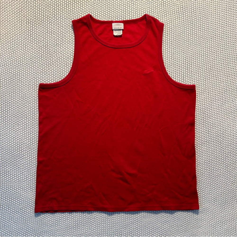 Speedo Red Tank Top